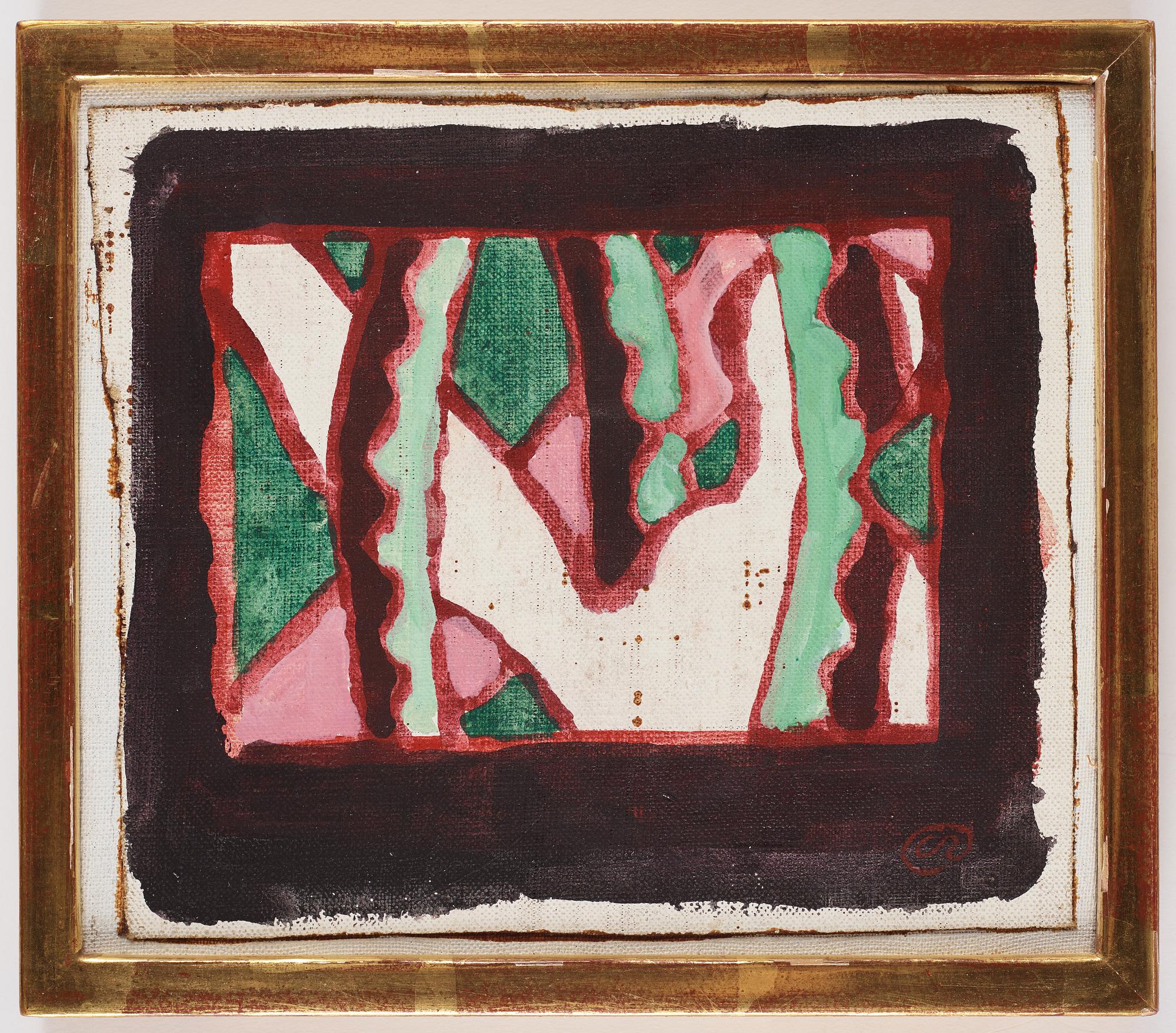 Lennart Rodhe, acrylic on canvas, signed.