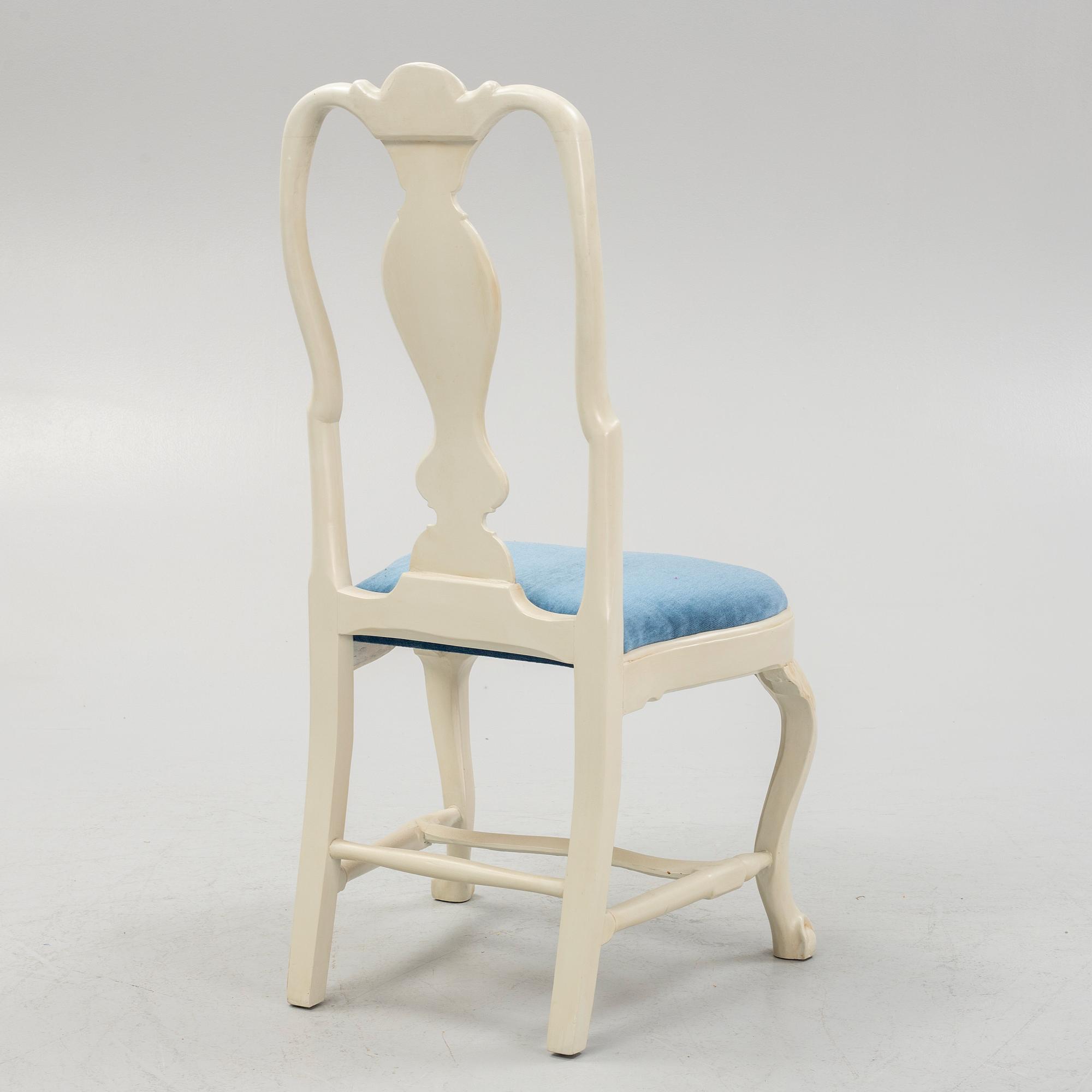 Four 18th Century Chairs.