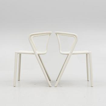 Jasper Morrison, nine "Air" chairs, Magis, Italy.