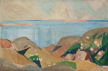 Carl Gunne, "Cliffs and Sea".