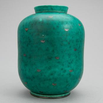 WILHELM KÅGE, Gustavsberg, stengods, "Argenta", 1940-/50-tal.