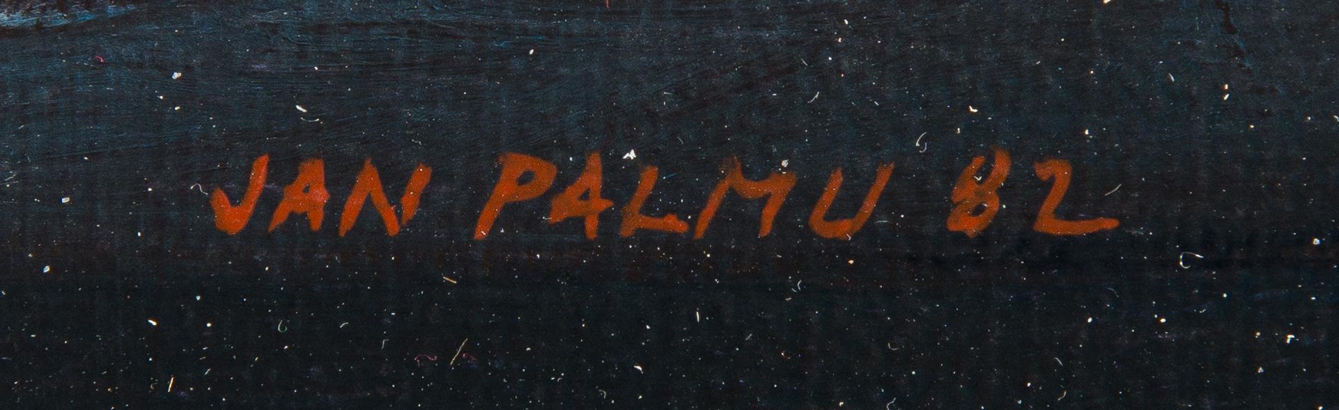 Jan Palmu, 'Tre persikor i sidoljus'.