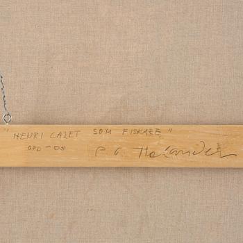 PG Thelander, "Henri Calet som fiskare".