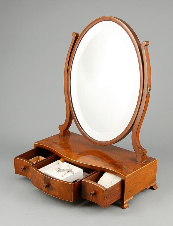 LÅDSPEGEL, Karl Johan/nyrokoko, 1800-talets andra hälft.