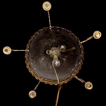 An empire style ceiling lamp from around 1900.