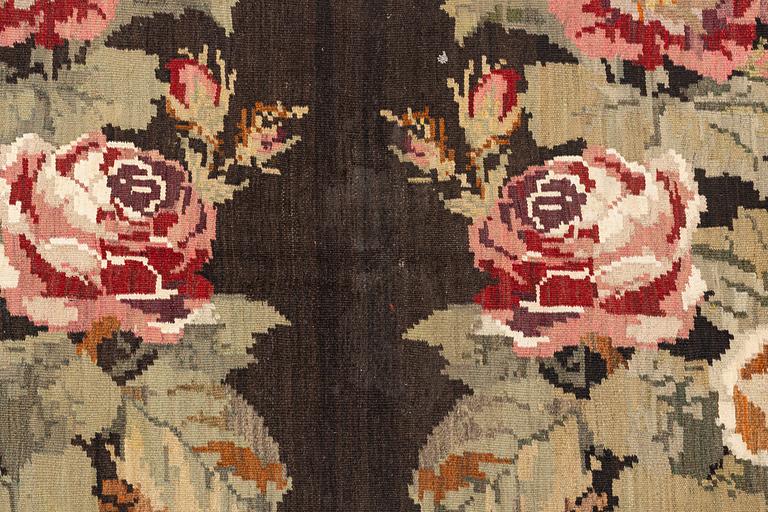 A Kelim carpet, Moldova, dated 1939, circa 385 x 174 cm.