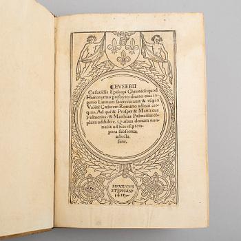 BOOK, Gutenberg’s invention of printing recorded in 1518.