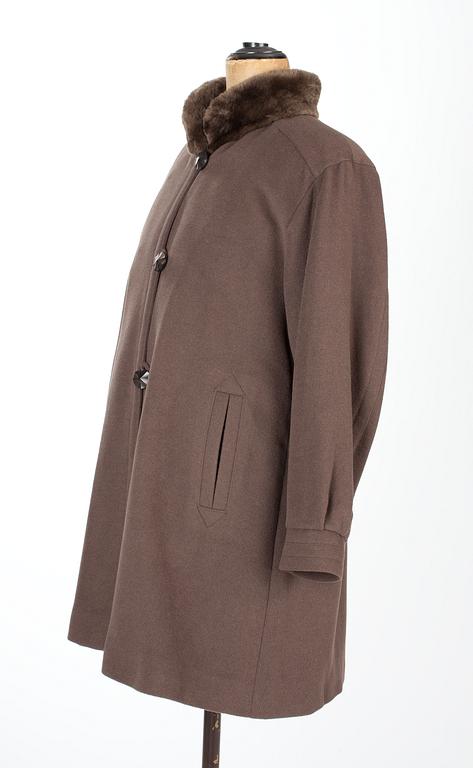An Yves Saint Laurent wintercoat.