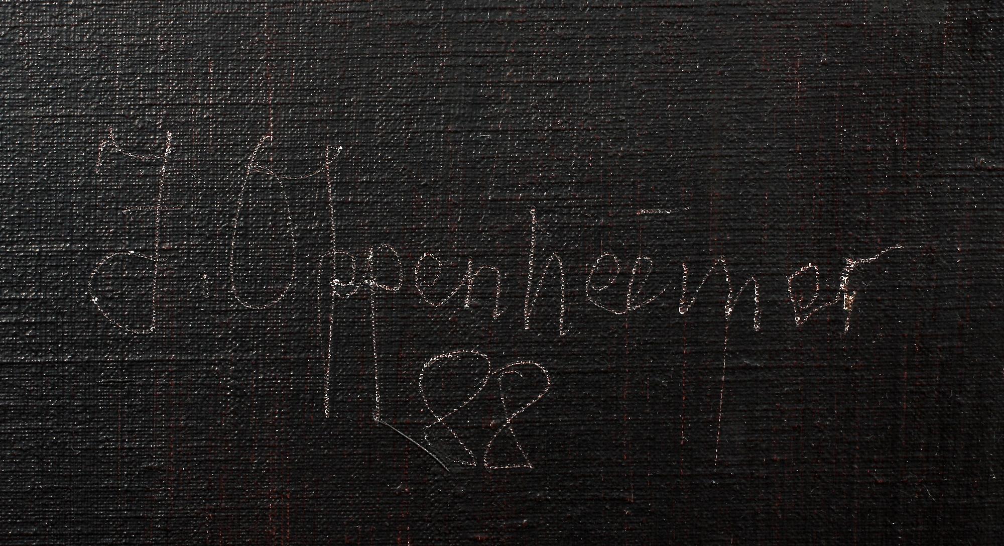 JOHNNY OPPENHEIMER, olja på duk, sign o dat- 88.