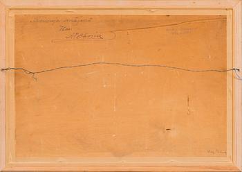 AXEL CHORIN, oil on panel, signed.