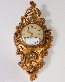 VÄGGPENDYL, rokokostil. 1900-tal.