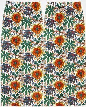 Josef Frank, a pair of 'Aralia' curtains, Svenskt Tenn.