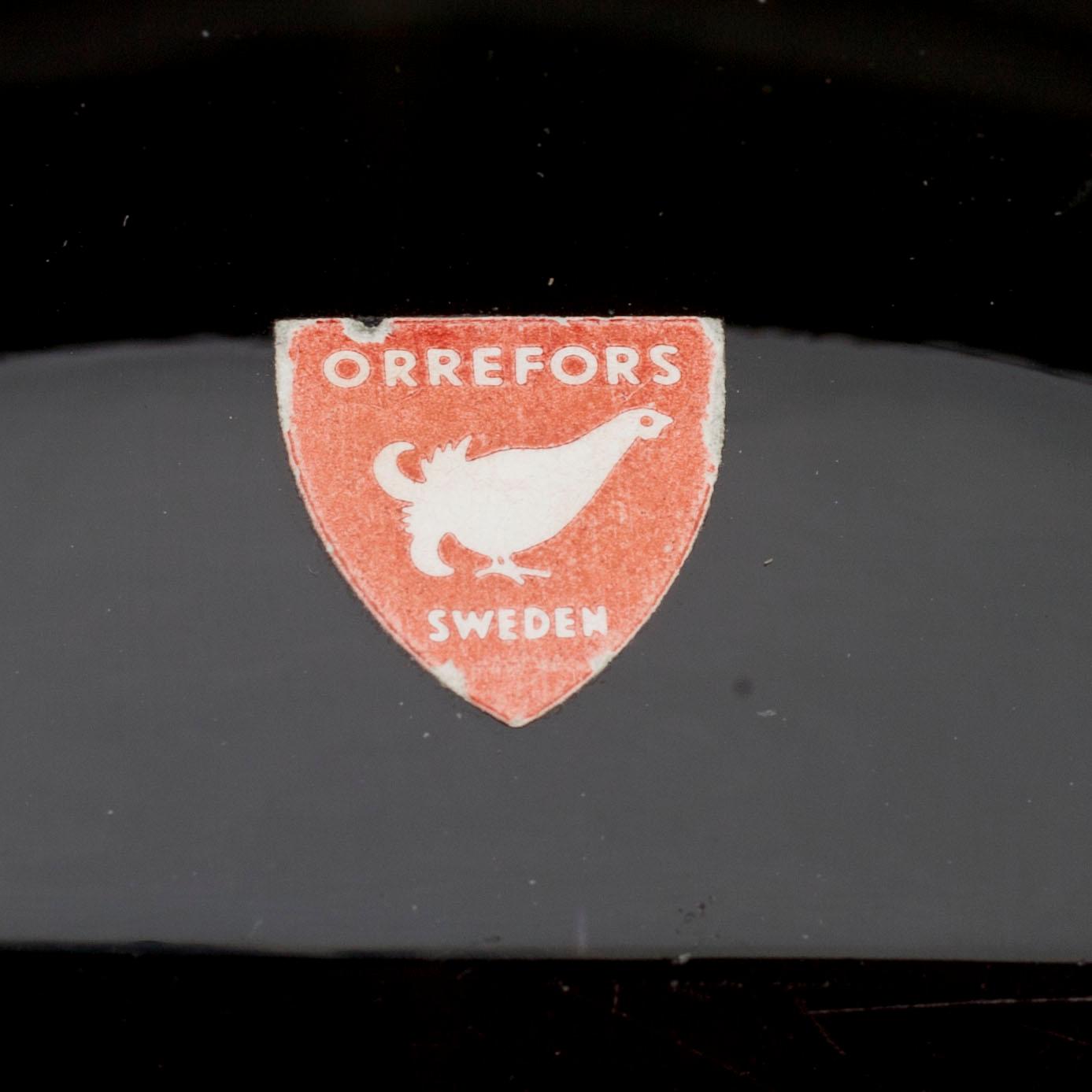 BORDSARMATUR, glas, Carl Fagerlund, Orrefors 1900-talets senare hälft.