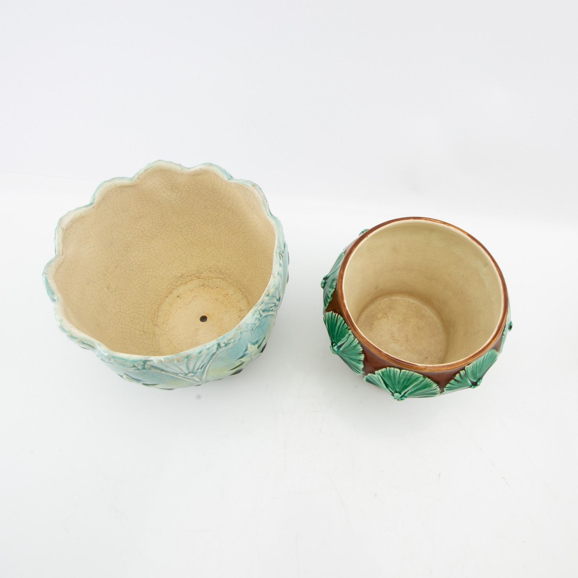 Outer porcelain 3+1 pcs Jugend Rörstrand early 20th century stoneware.