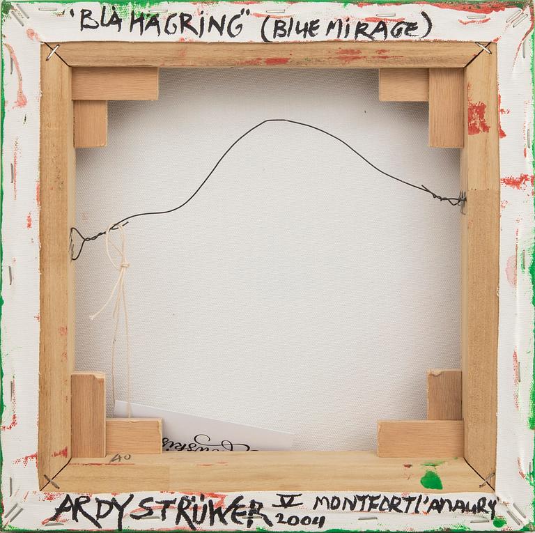 Ardy Strüwer,  "Blå hägring (Blue mirage)".