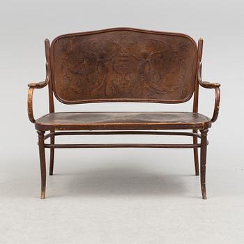 A sofa by Jacob & Josef Kohn in the early 20th century.