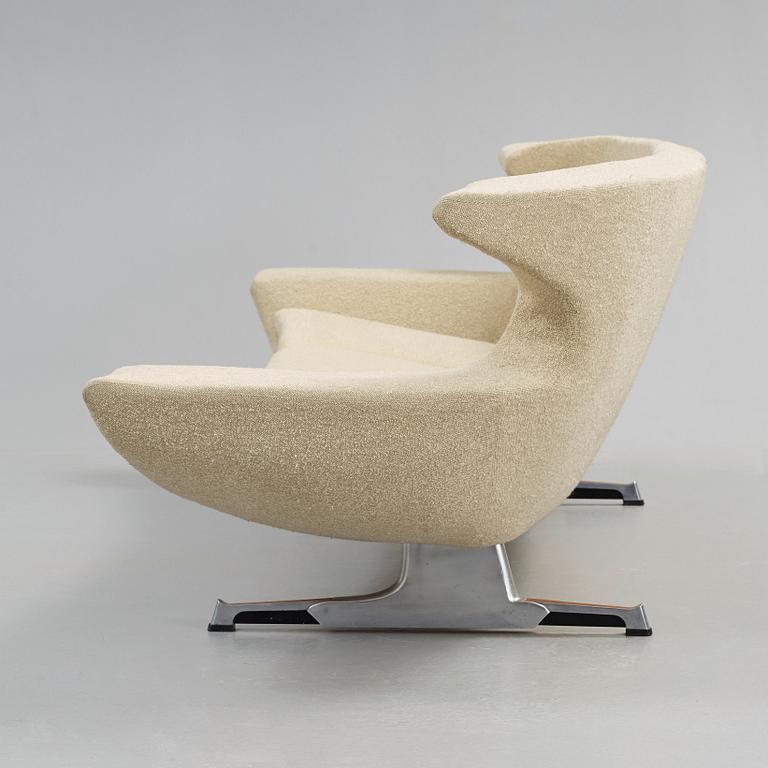 A Swedish 1960's sofa, probably by Hans Erik Johansson, Tranås, Sweden.