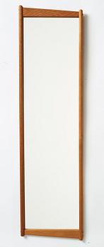 A oak mirror, 1950's/60's.