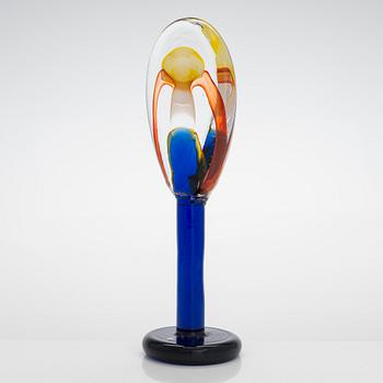 Oiva Toikka, glasskulptur, "Lollipop", signerad O. Toikka IITTALA 2016 25/100.