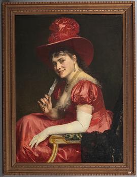 Yuri Leman, A WOMAN IN A RED DRESS.