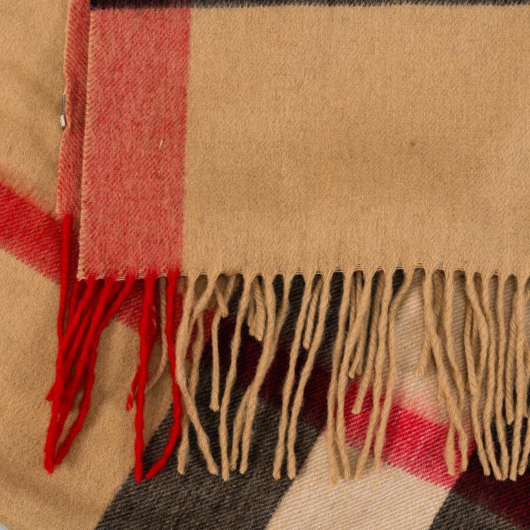 BURBERRY, a cashmere scarf.