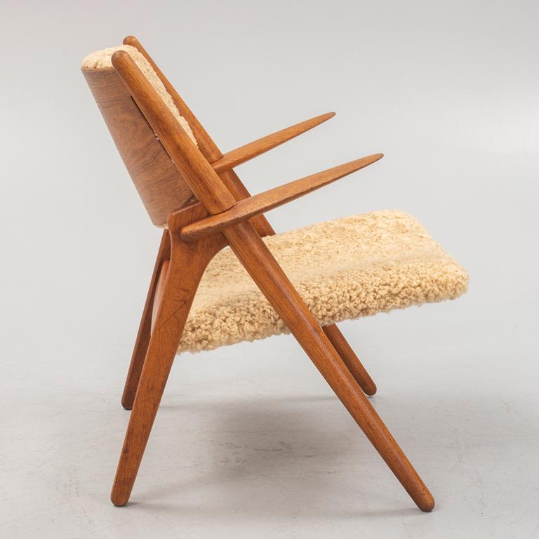 Hans J. Wegner, fåtölj, "CH28", Carl Hansen, Danmark.