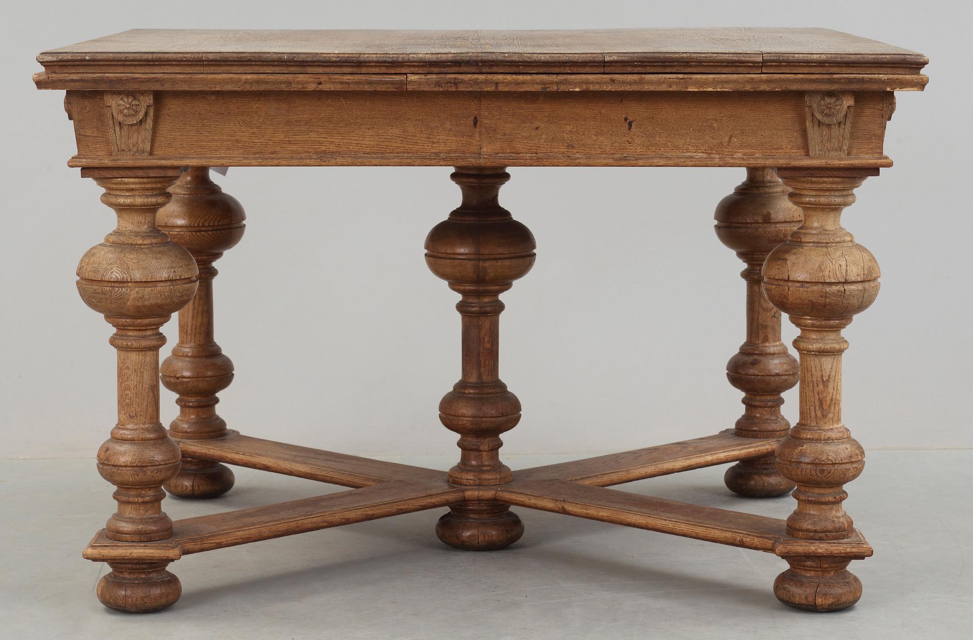 SALSBORD, barockstil, 1800-tal.