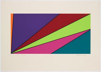 Olle Bærtling, färgserigrafi på kartong. Signerad och numrerad 86/110.