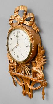 VÄGGPENDYL, gustaviansk stil, 1900-talets första hälft.