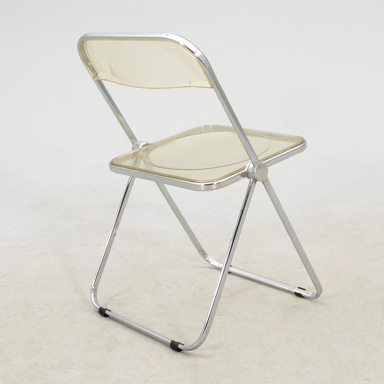 Giancarlo Piretti, fällstolar 4 st, "Plia", Castelli, formgivna 1967.