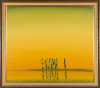 Valentin Altanets, oil on canvas, signed.