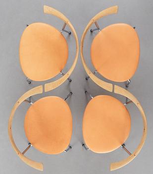 Hans J. Wegner, stolar, 10 st "JH-701", Johannes Hansen, Danmark.