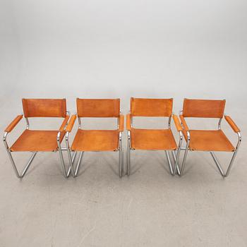 Armchairs, 4 pcs, Italy, late 20th century.