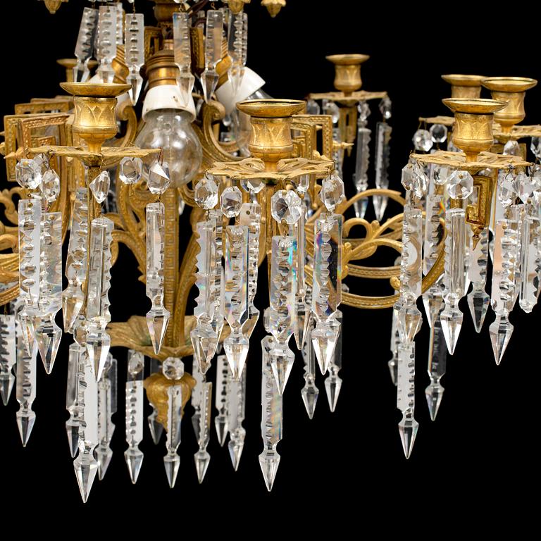 A late 19th century chandelier.