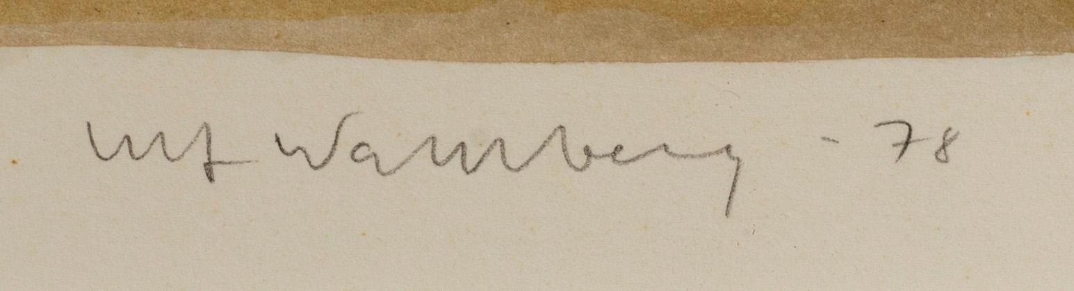 ULF WAHLBERG, färglitografi, signerad, daterad -78 och numrerad 234/310.