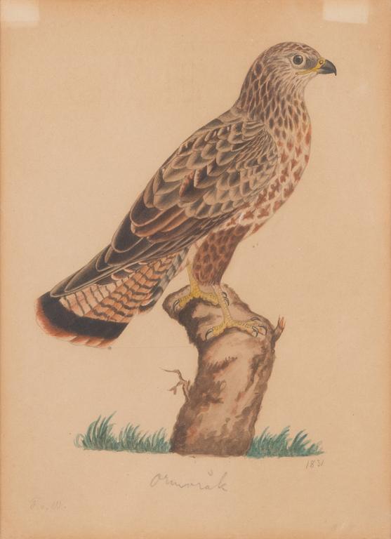 Ferdinand von Wright, watercolour, signed and dated 1831.