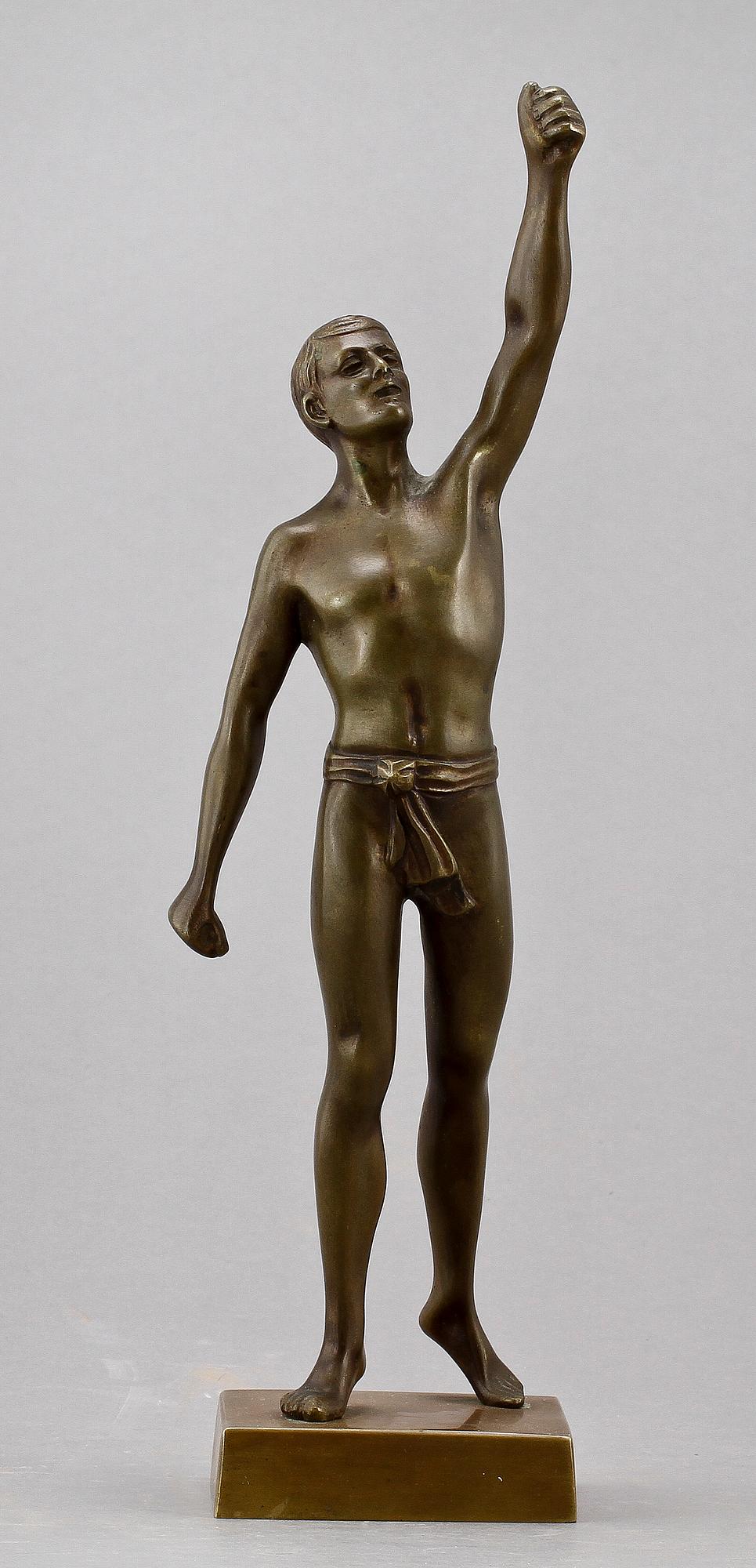 SKULPTUR, brons, 1930-tal.
