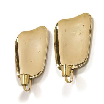 Veikko Huotari, a pair of mid-20th-century wall sconces for VH- Lampetti.