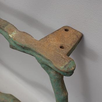 A bench parts, cast iron, early 20th century.