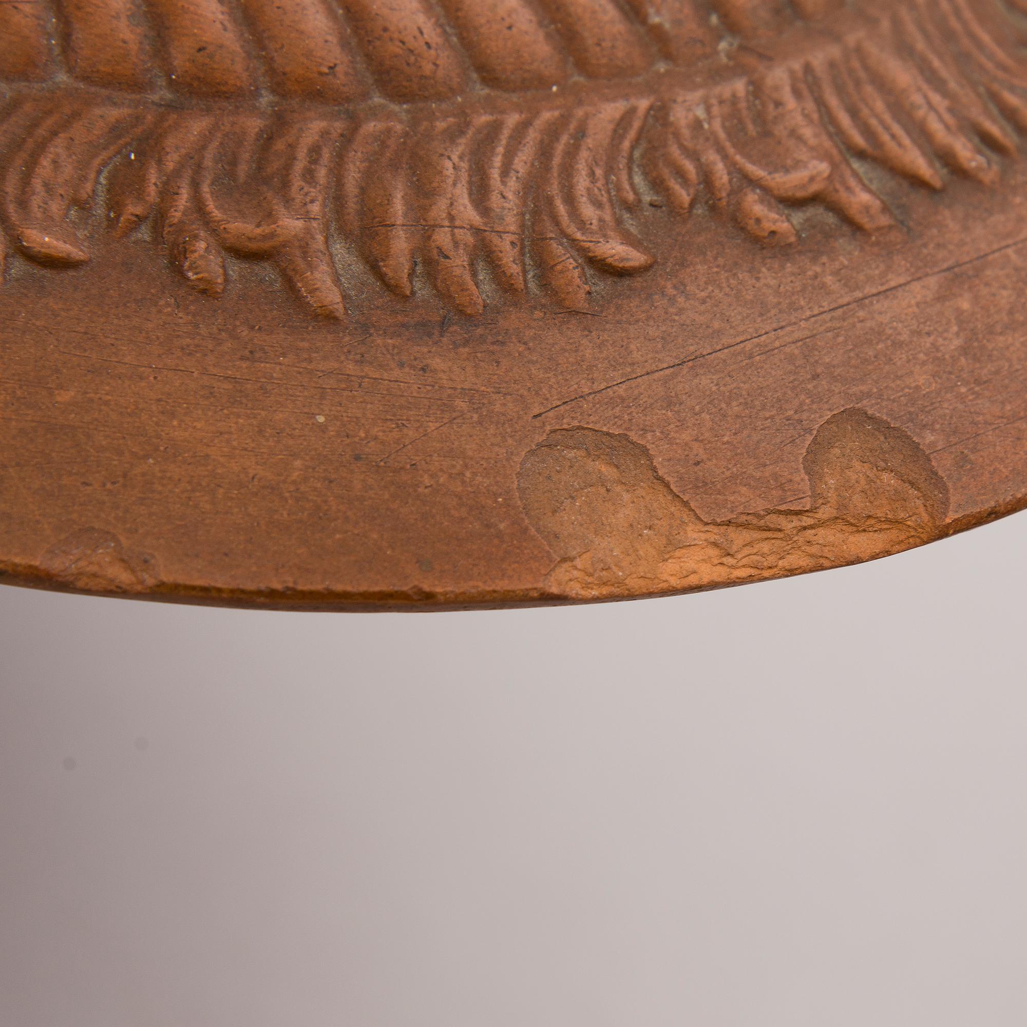 An Empire earthenware paté form, early 19th Century.