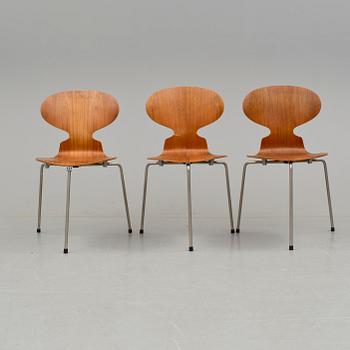 STOLAR, 3 st, "Myran". Arne Jacobsen. Fritz Hansen.