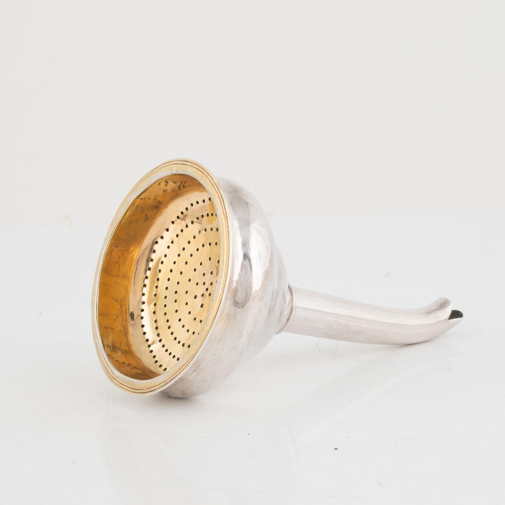 Vinsil, silver, Johan Petter Grönvall, Stockholm 1840.