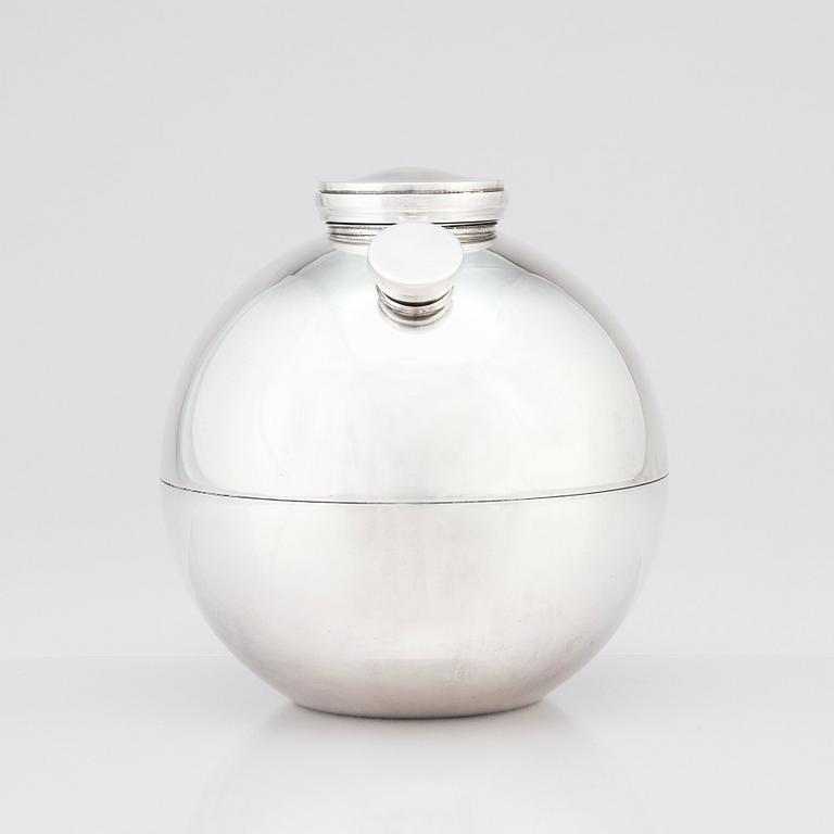 Sylvia Stave, cocktailshaker/barblandare, modell 3547, C.G. Hallberg, Stockholm 1930-tal. Formgiven år 1934.