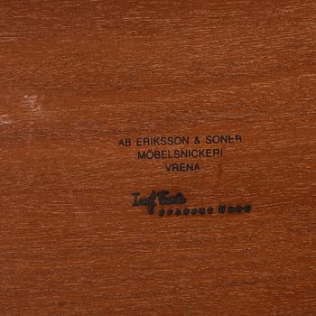 A Josef Frank burled wood and cherry side table, Svenskt Tenn, model 1058.