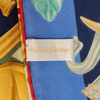 Cartier, scarf, "La Route Des Indes".