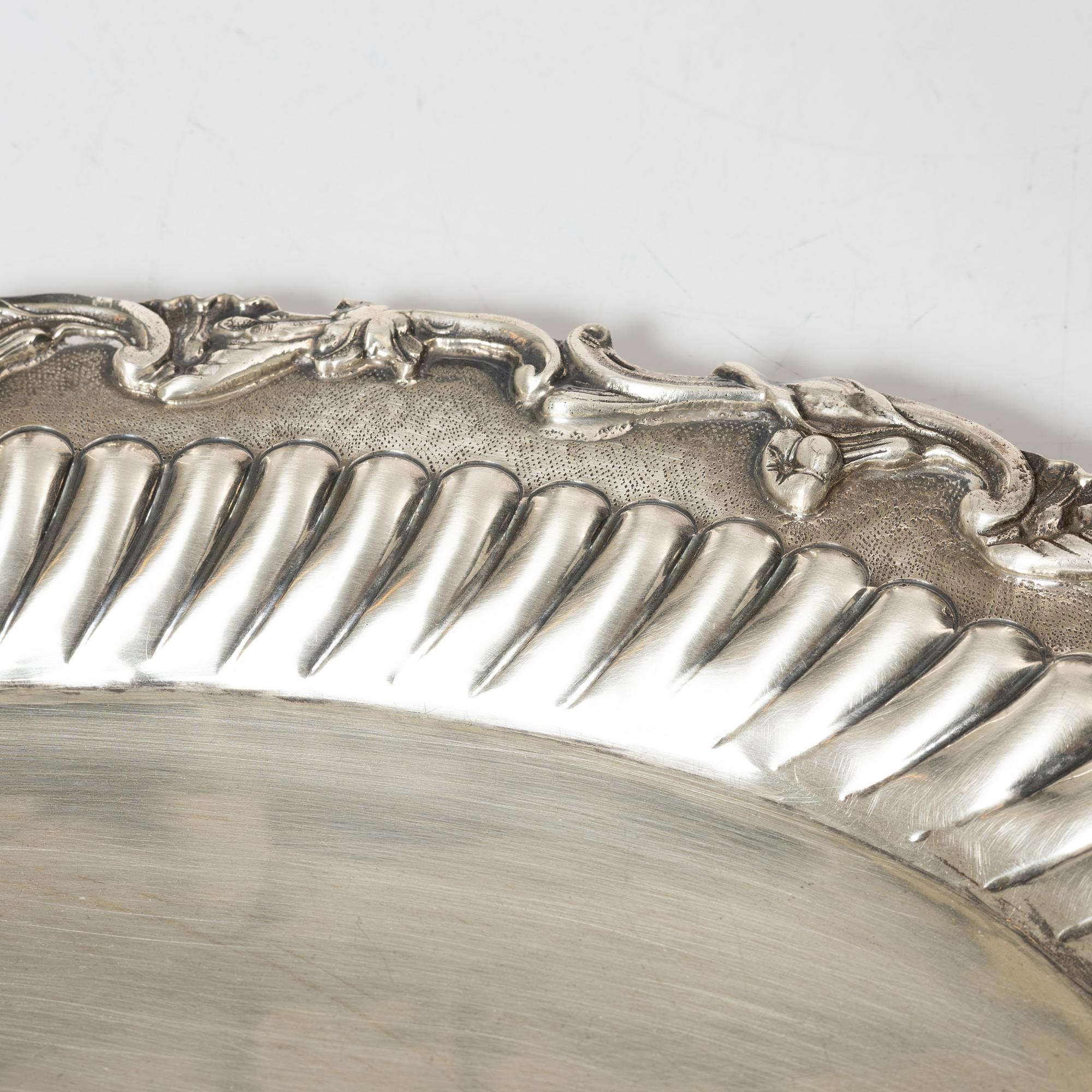 Bricka, silver, 1900-tal.