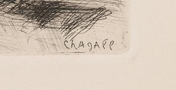 Marc Chagall, etsning, plåtsignerad.