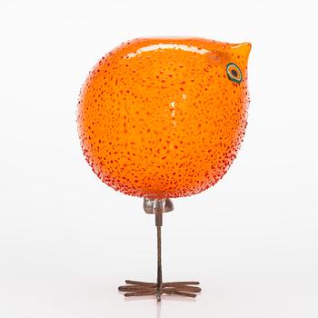 Alessandro Pianon, fågel, "Pulcino", Vistosi, Italien, 1960-tal.