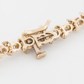 ARMBAND, med briljantslipade diamanter.