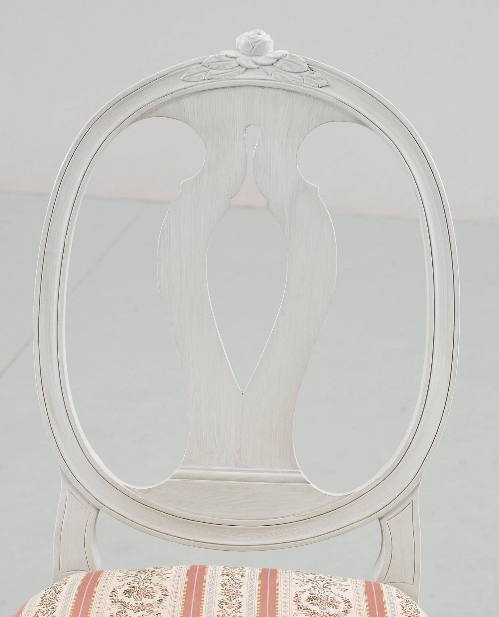 MATSALSGRUPP, 11 delar. Gustaviansk stil, 1900-tal.